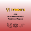 OCR GCSE Mathematics 2025 Predicted Papers J560