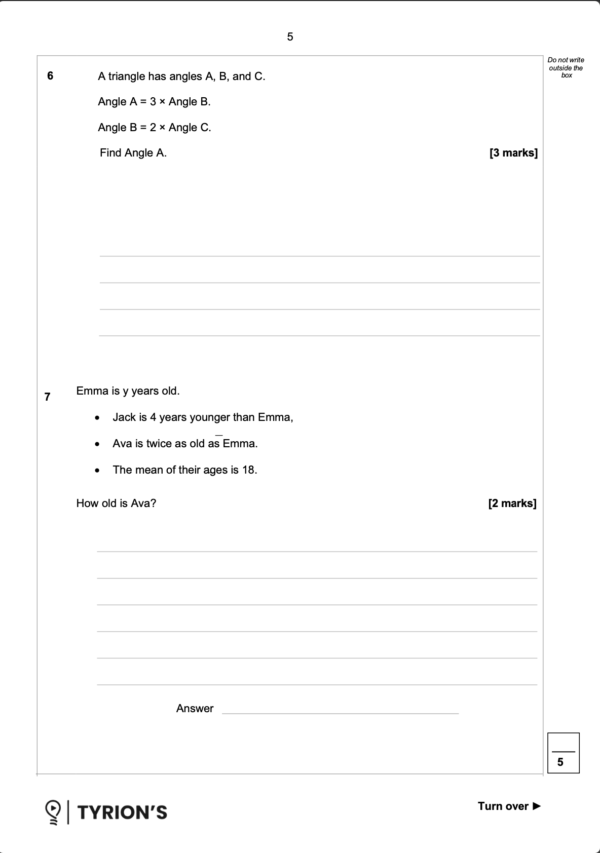 AQA GCSE Mathematics Higher 2025 Predicted Papers 8300