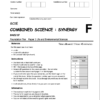 AQA GCSE Combined Science : Synergy Foundation 2025 Predicted Papers 8465