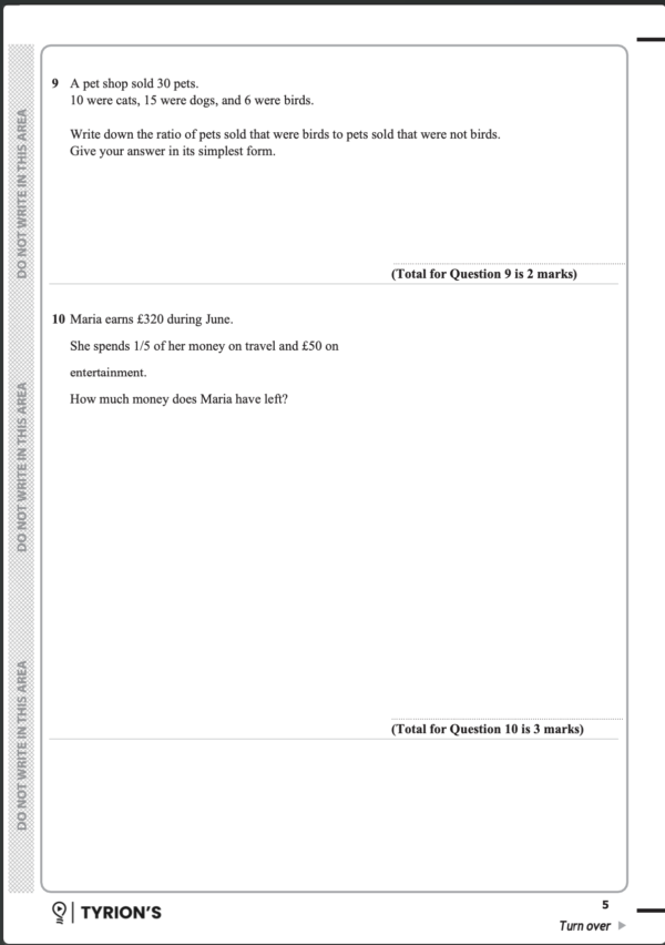 Edexcel GCSE Mathematics Foundation 2025 Predicted Papers 1MA1