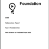 OCR GCSE Mathematics Foundation 2025 Predicted Papers J560