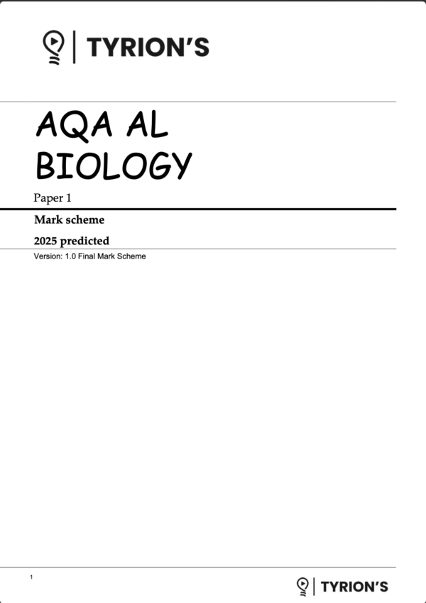 AQA A Level Biology 2025 Predicted Papers 7402 - Image 4