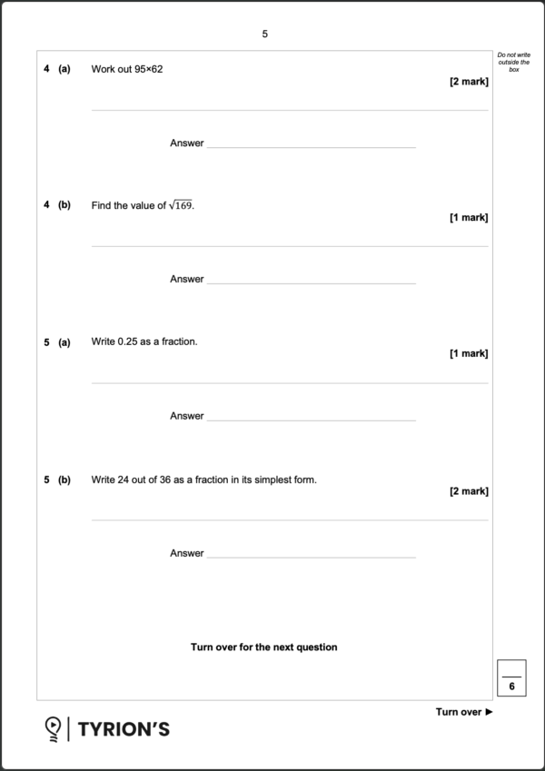 AQA GCSE Mathematics Foundation 2025 Predicted Papers 8300