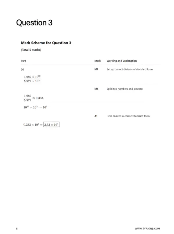 Edexcel IGCSE Mathematics 2025 Predicted Papers 4MA