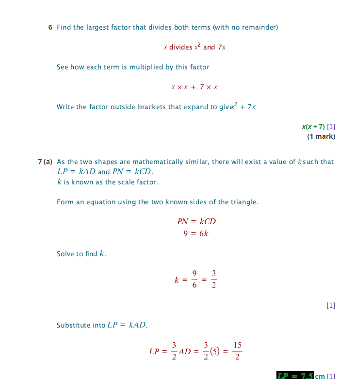 AQA GCSE Mathematics Higher 2025 November Predicted Papers 8300 - Image 2