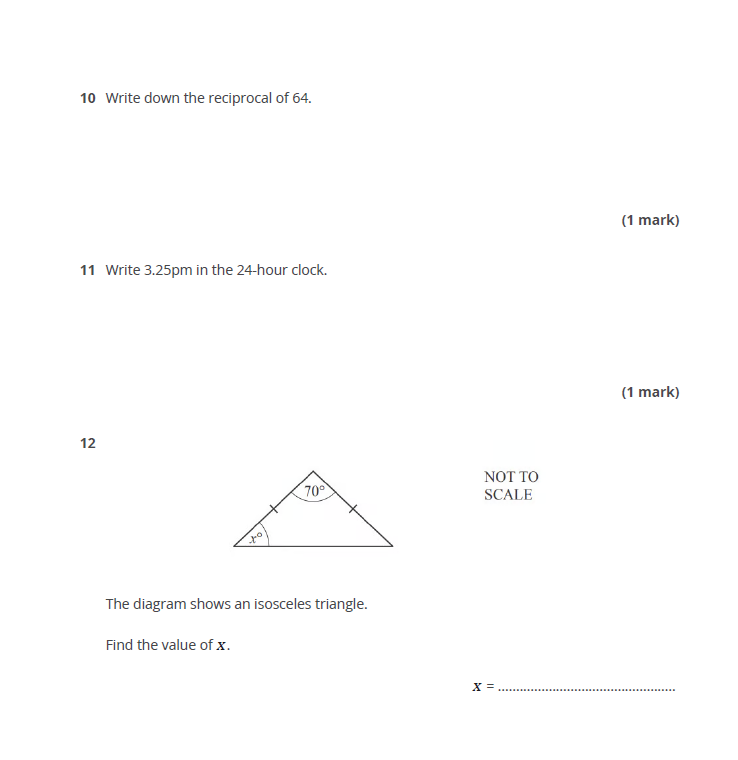 OCR GCSE Mathematics Foundation 2025 November Predicted Papers J560 - Image 3